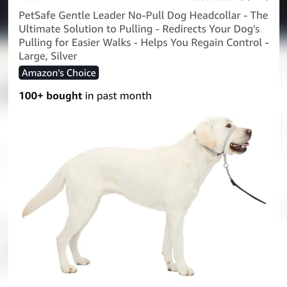 Petsafe Easy Walk No-Pull Headcollar In Red for Dogs (Size‎ L) - Picture 10 of 11